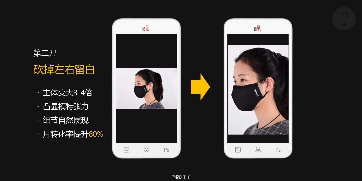 陈柱子：柱子十刀第二刀，砍掉左右留白